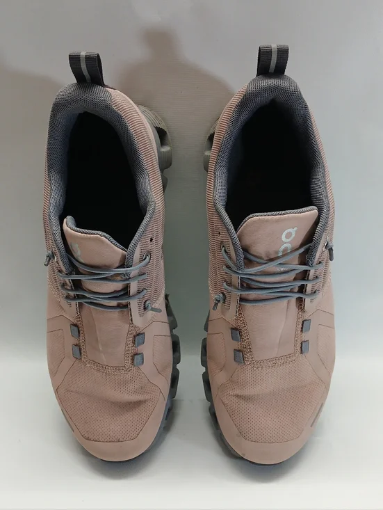 On Running Women's Pink and Gray Athletic Sneaker - Picture 4 of 16